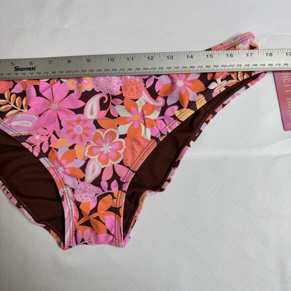 Ninety-Nine Degrees° Cheeky Hipster Bottoms Junior's Size XXL Pink Brown - Picture 3 of 8